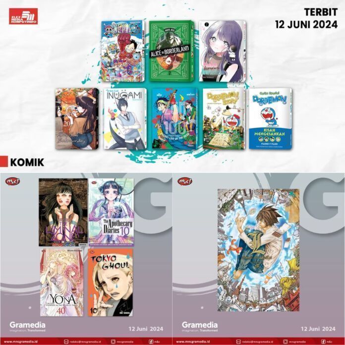 komik Jadwal Terbit Komik Tanggal 12 Juni 2024