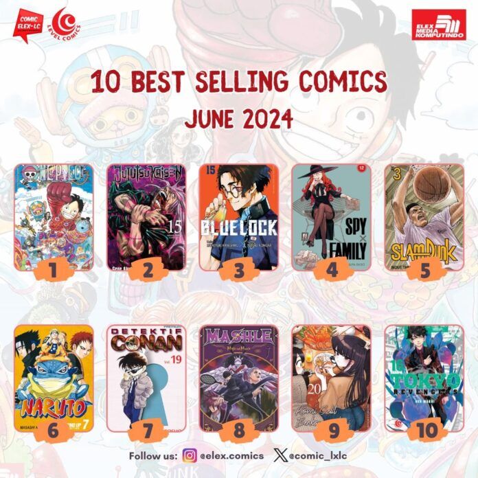 komik best seller elex media juni 2024