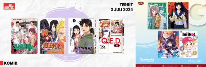 komik Jadwal Terbit Komik Tanggal 3 Juli 2024