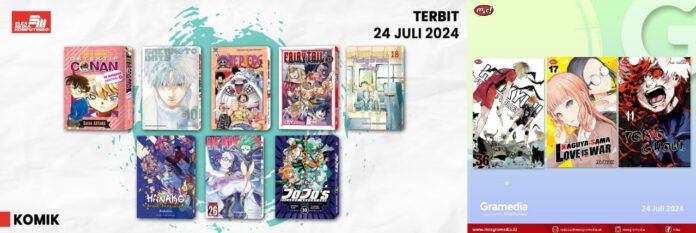 komik Jadwal Terbit Komik Tanggal 24 Juli 2024