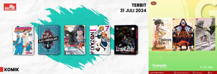 komik Jadwal Terbit Komik Tanggal 31 Juli 2024