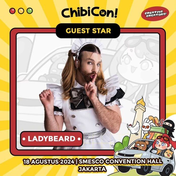 chibicon jakarta ladybeard ladybeard chibicon jakarta