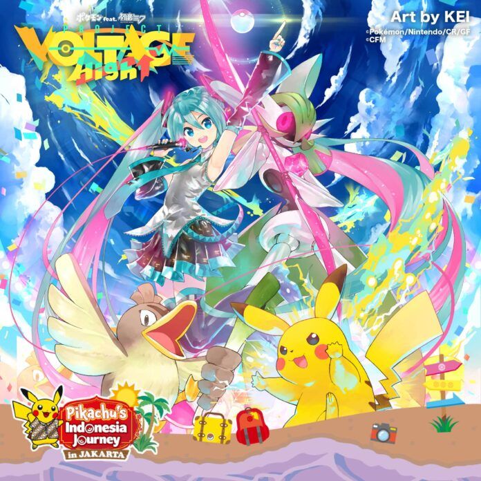 hatsune miku pikachu