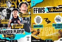 Transfer FFWS SEA 2024 Fall: Legaeloth Turun Gunung, Indostars Ganti Nama Lagi!