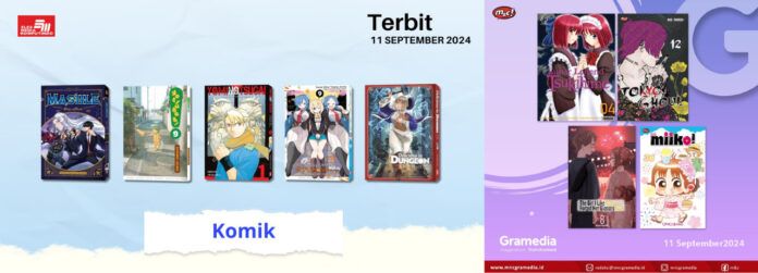 Jadwal Terbit Komik Tanggal 11 September 2024