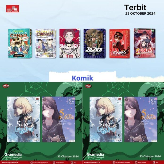 komik Jadwal Terbit Komik Tanggal 23 Oktober 2024