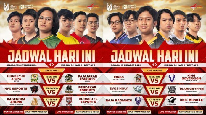 LEN 2024 jadwal liga 1 esports 2024