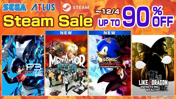 Steam Autumn Sale SEGA ATLUS
