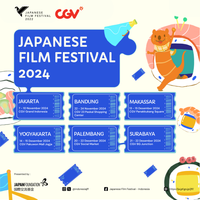 jff 2024 indonesia jadwal tayang japan film festival 2024 jff indonesia