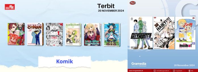 komik Jadwal Terbit Komik Tanggal 20 November 2024
