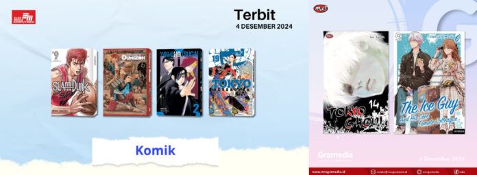 komik Jadwal Terbit Komik Tanggal 4 Desember 2024