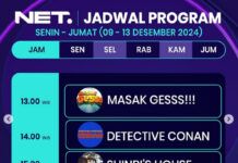 Detektif Conan Kini Tayang Jam 2 Siang di NET Meitantei Conan
