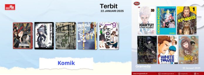 komik Jadwal Terbit Komik Tanggal 22 Januari 2025