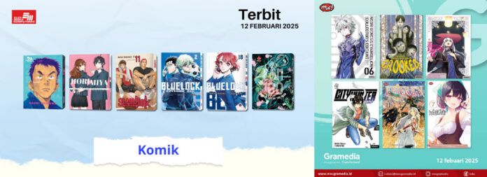 komik Jadwal Terbit Komik Tanggal 12 Februari 2025