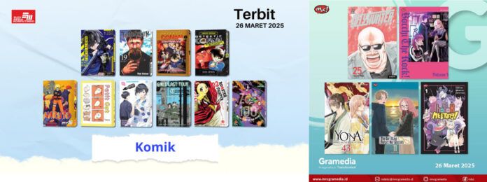 komik Jadwal Terbit Komik Tanggal 26 Maret 2025