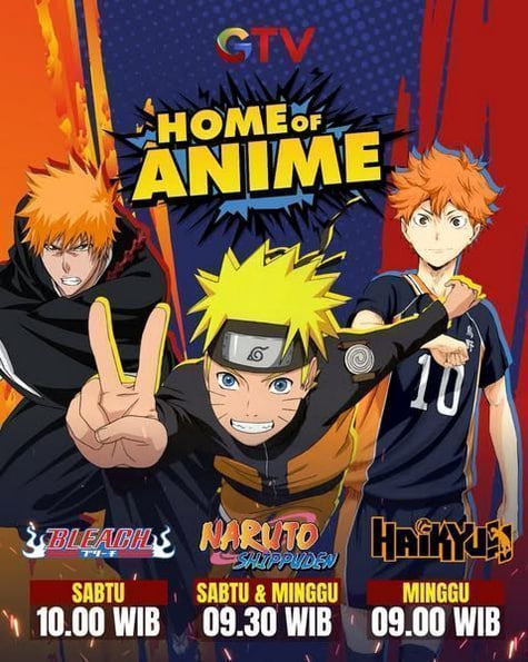 Bleach Haikyu Naruto Naruto Shippuden GTV Home of Anime Bleach Haikyu Naruto Naruto Shippuden GTV Home of Anime