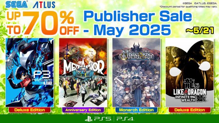 SEGA Publisher Sale Mei 2025 SEGA Publisher Sale Mei 2025