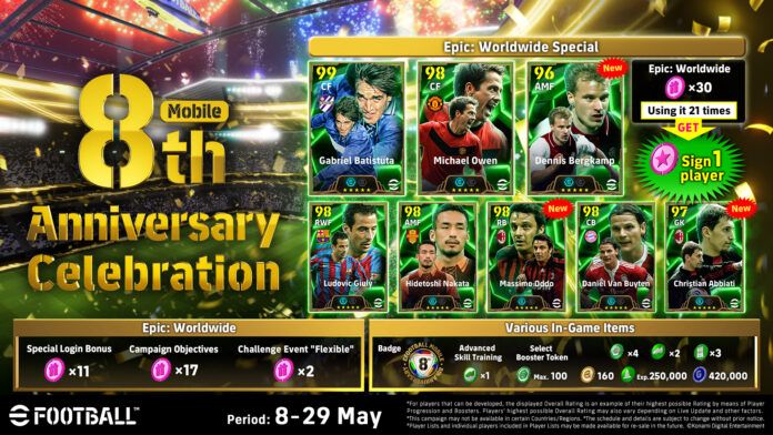 8 Tahun eFootball Mobile 8 Tahun eFootball Mobile
