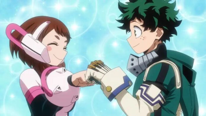 My Hero Academia Deku dan Ochako