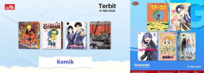 Komik Jadwal Terbit Komik Tanggal 21 Mei 2025