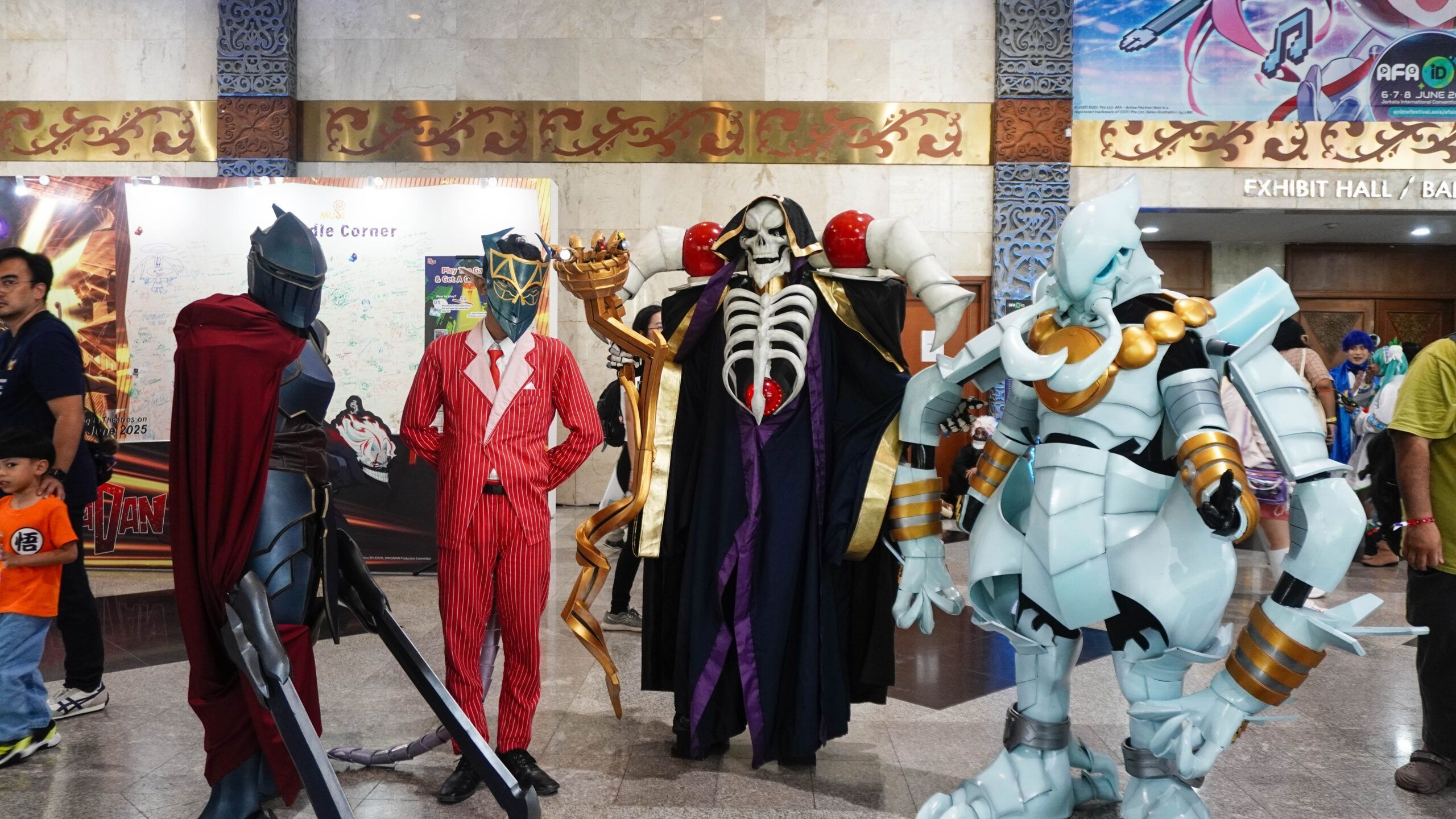 @ravengard_forge, @cbyersans, @Derifadhillah - Momon, Demiurge, Ainz Ooal Gown, Cocytus 1