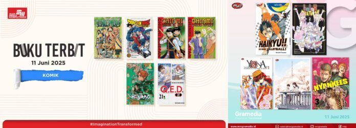 komik Jadwal Terbit Komik Tanggal 11 Juni 2025