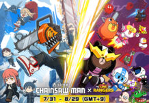 Sambut Kolaborasi LINE Rangers x Chainsaw Man Chainsaw Man