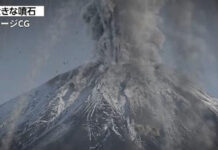 Pemerintah Jepang Rilis Video Simulasi Erupsi Gunung Fuji Erupsi Gunung Fuji