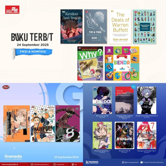 komik Jadwal Terbit Komik Tanggal 24 September 2025