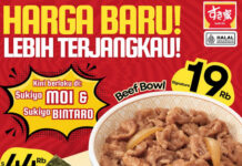 Sukiya Turunkan Harga Sejumlah Menu Mereka di Plaza Bintaro dan MOI Kelapa Gading Gyudon