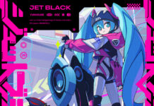 Jet Black oleh Yunosuke Dirilis sebagai Lagu Ketiga Dalam Kolaborasi Musikal Sonic dan Hatsune Miku, Project ONSOKU Jet Black Yunosuke Sonic Hatsune Miku Project ONSOKU