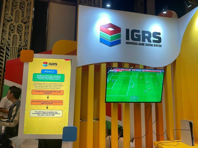IGRS Booth IGDX Bali Indonesian Game Rating System