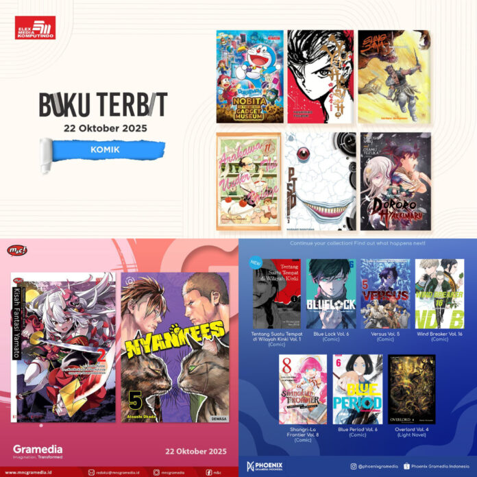 komik Jadwal Terbit Komik Tanggal 22 September 2025