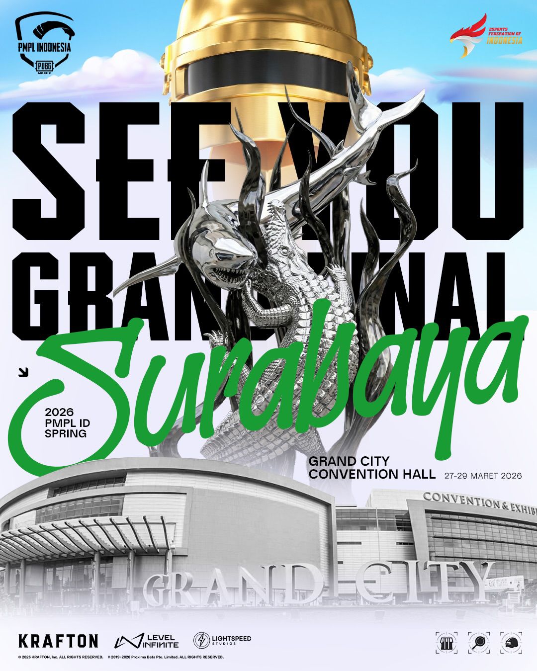 Grand Final PMPL ID 2026 Spring di Surabaya