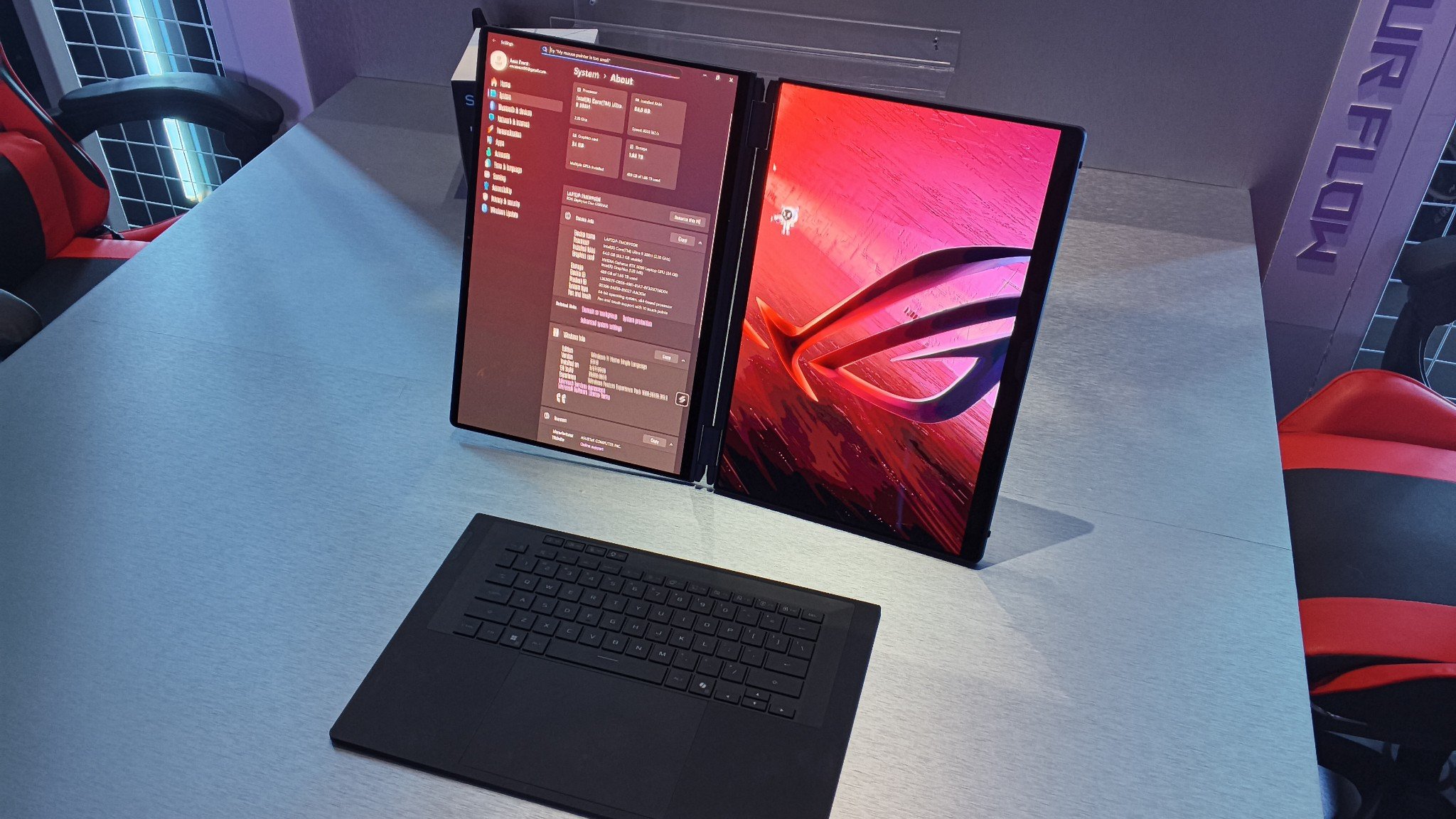 Tampilan Laptop ASUS ROG Zephyrus Duo (2026)