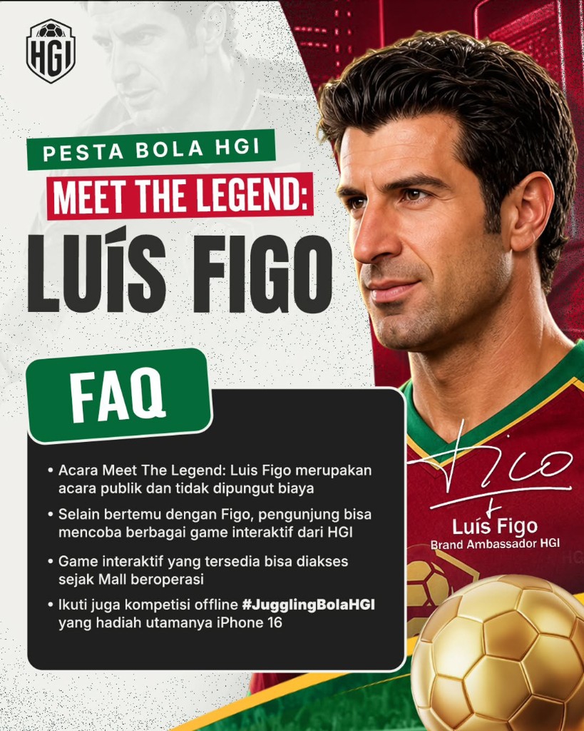 Meet n Greet Luis Figo di FX Sudirman