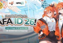 Kyou Hobby Shop Bawa Tiga Booth ke AFA ID 2026, Rilis Aplikasi Resmi dan Hadirkan Kyou Oripa Secara Offline
