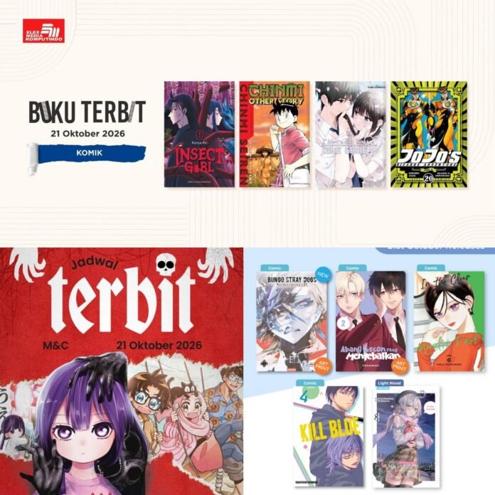 komik Jadwal Terbit Komik Tanggal 21 Oktober 2026