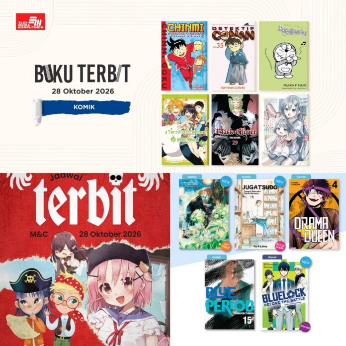 komik Jadwal Terbit Komik Tanggal 28 Oktober 2026